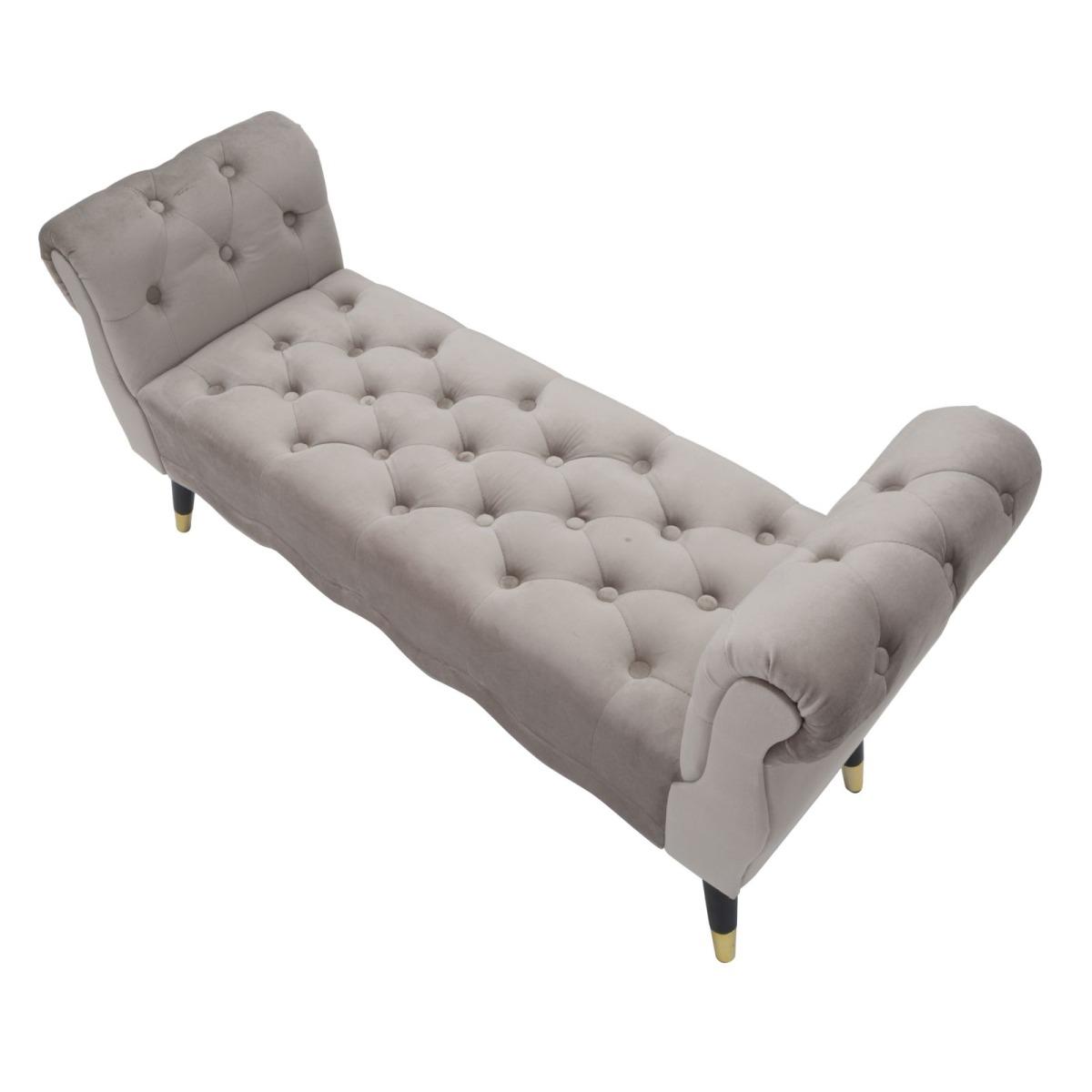 Panchetta Paris Grigia/Gold cm.120x40x60