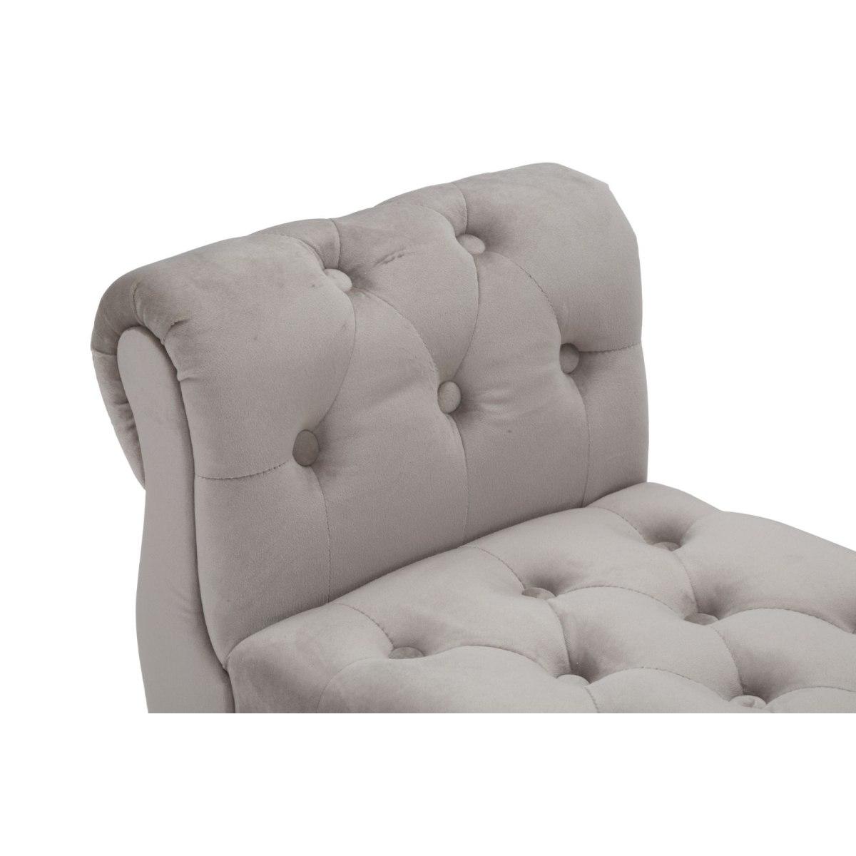 Panchetta Paris Grigia/Gold cm.120x40x60
