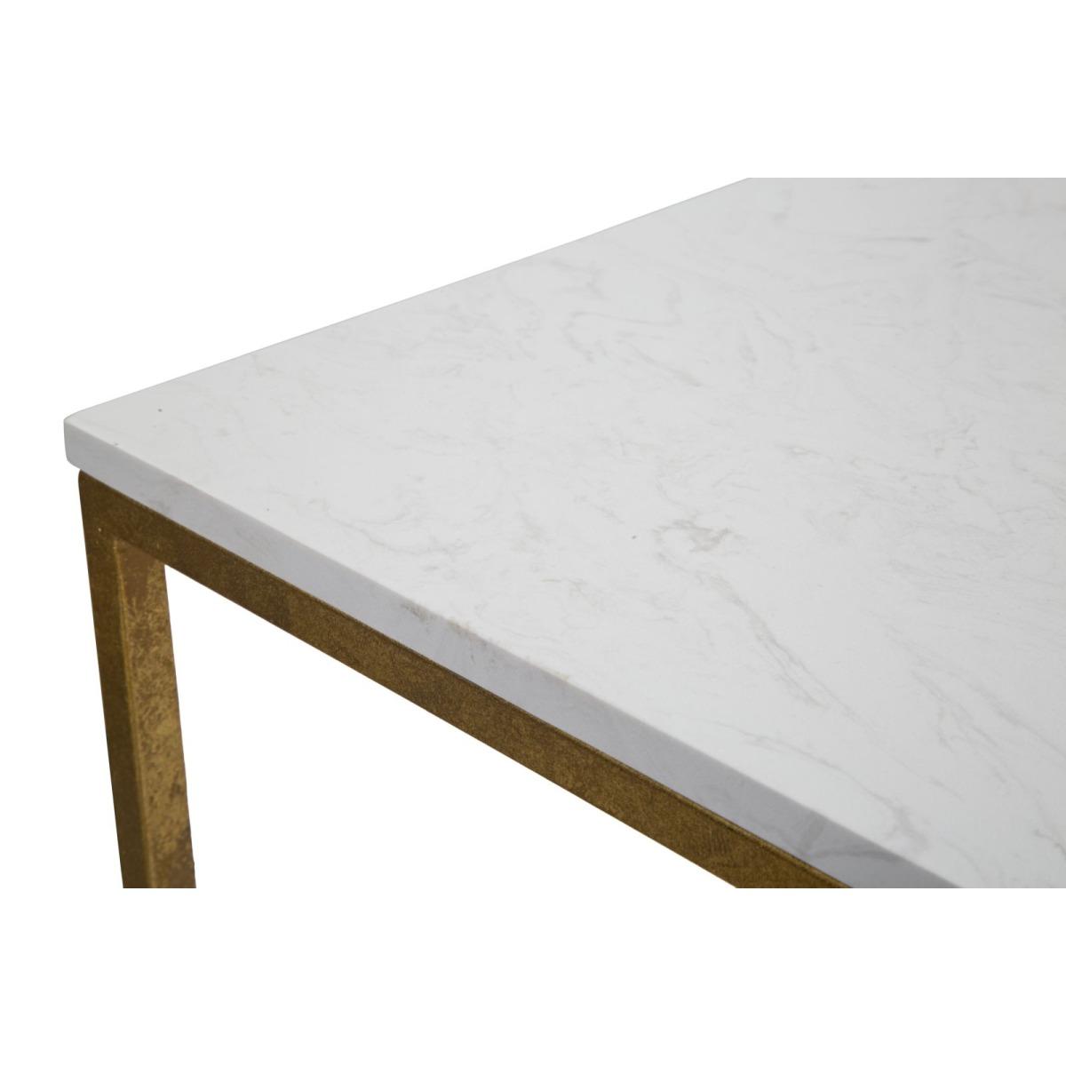 Tavolinetto Double Marble cm.47x47x60