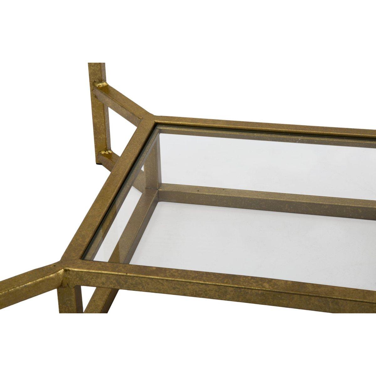 Tavolinetto Double Marble cm.47x47x60