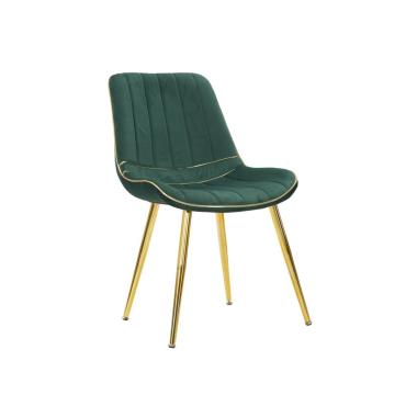 Sedia Paris Verde/Gold Set 2 Pz cm.51x59x79