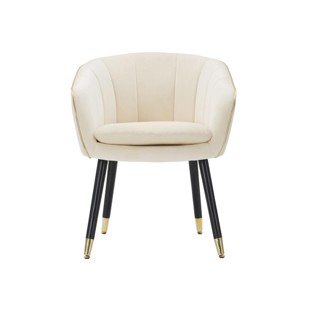 Poltrona paris crema gold 62 x 58 x 78 cm