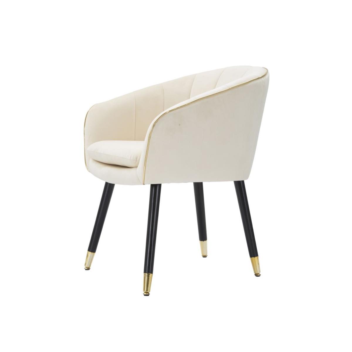 Poltrona paris crema gold 62 x 58 x 78 cm