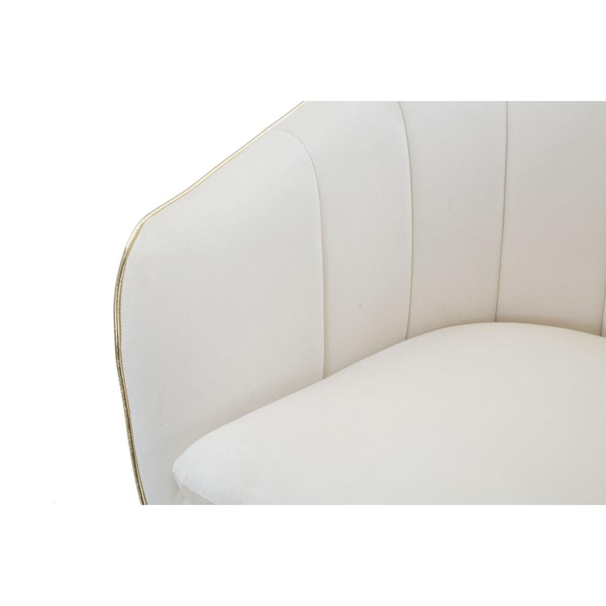 Poltrona paris crema gold 62 x 58 x 78 cm