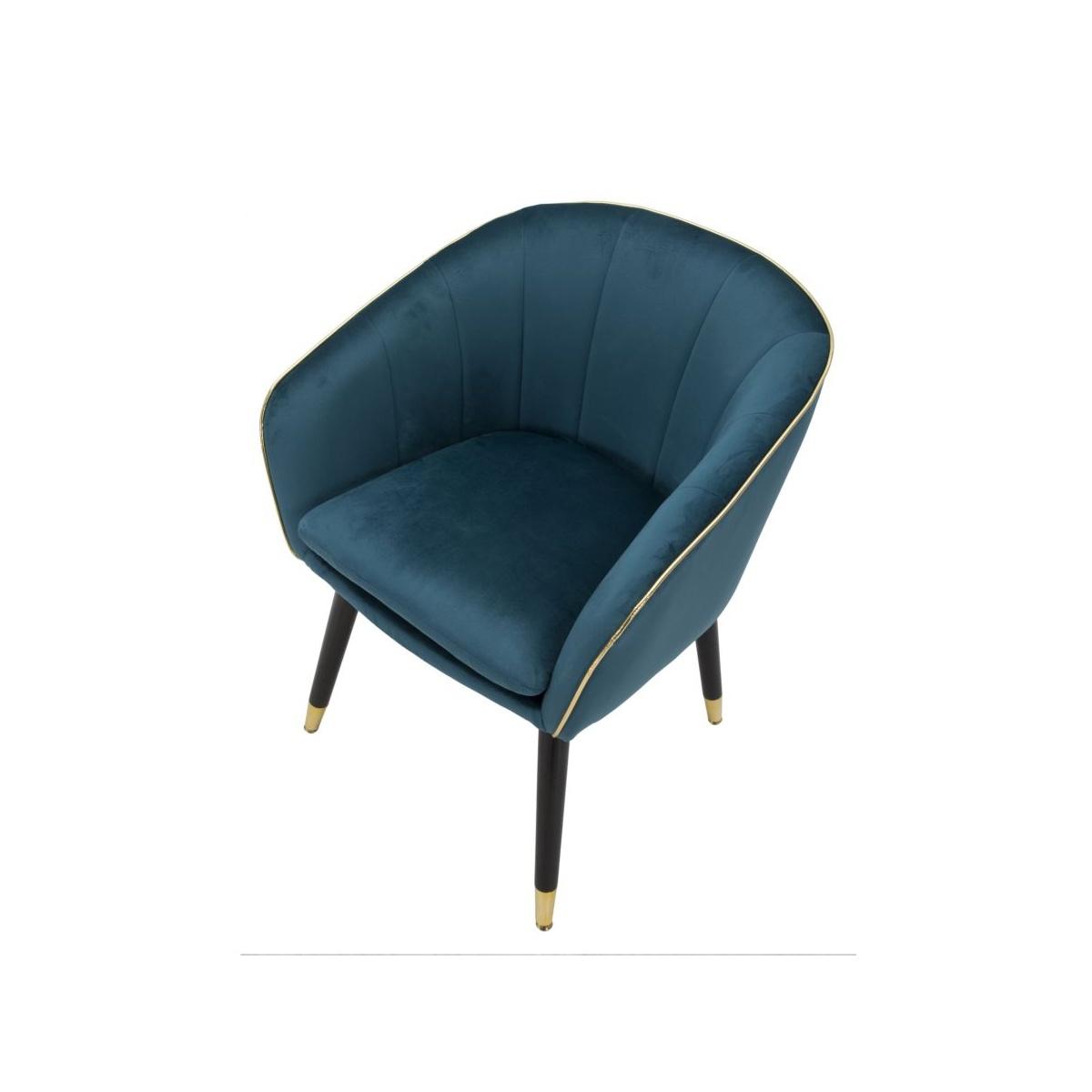 Poltrona Paris Ottanio Gold Cm 62x58x78