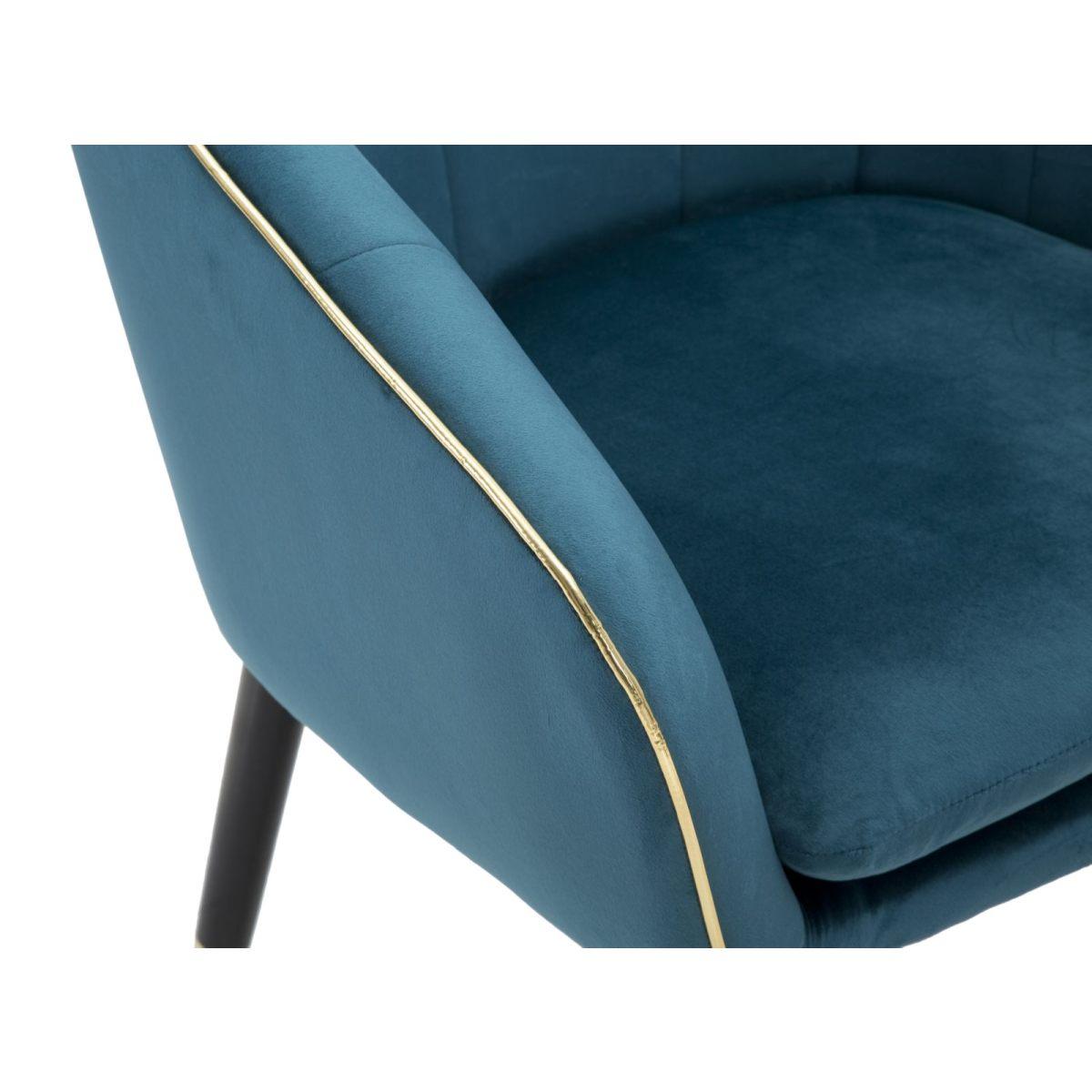 Poltrona Paris Ottanio Gold Cm 62x58x78