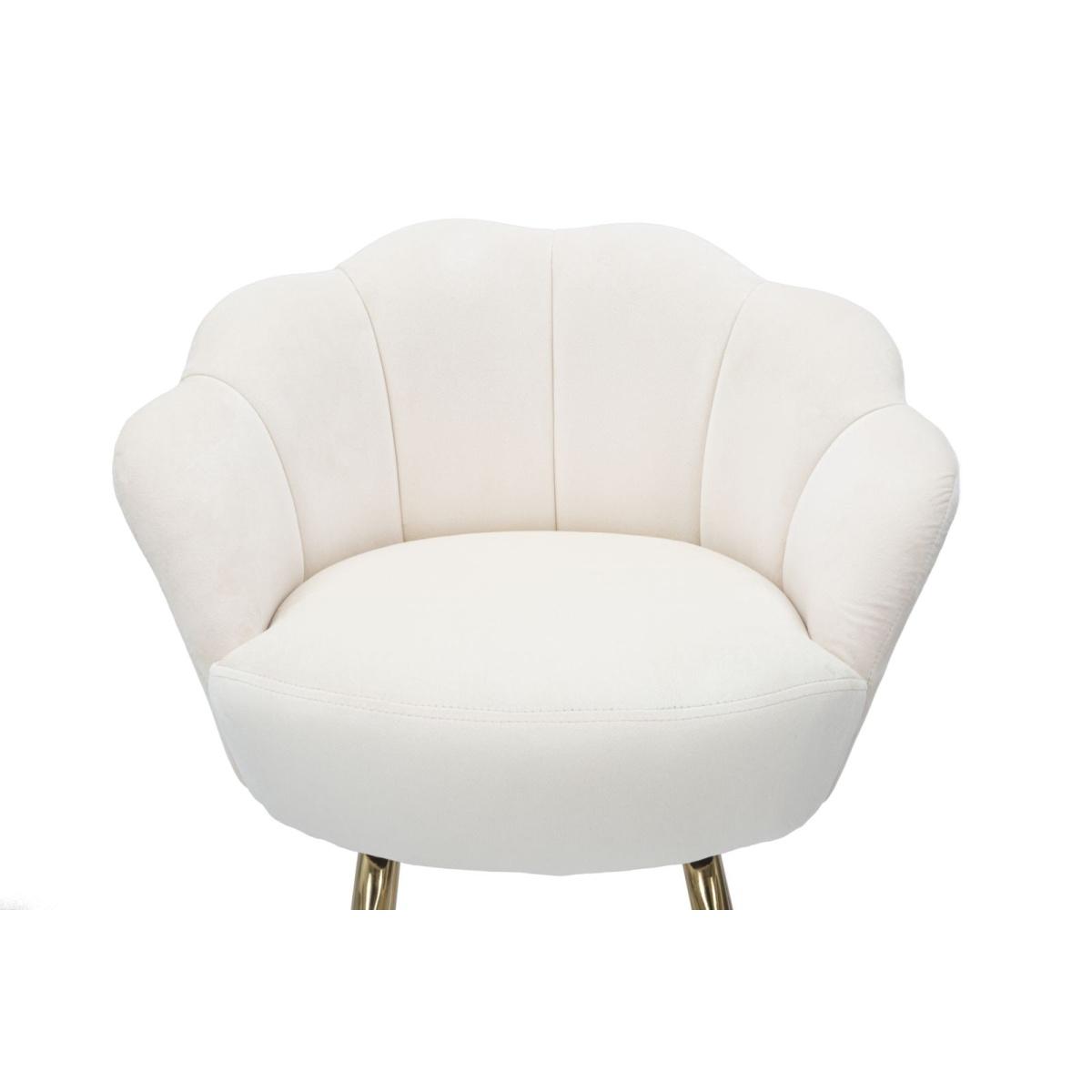 Sgabello Bar Vienna Crema cm.55x53x110 Altezza Seduta 88 Cm