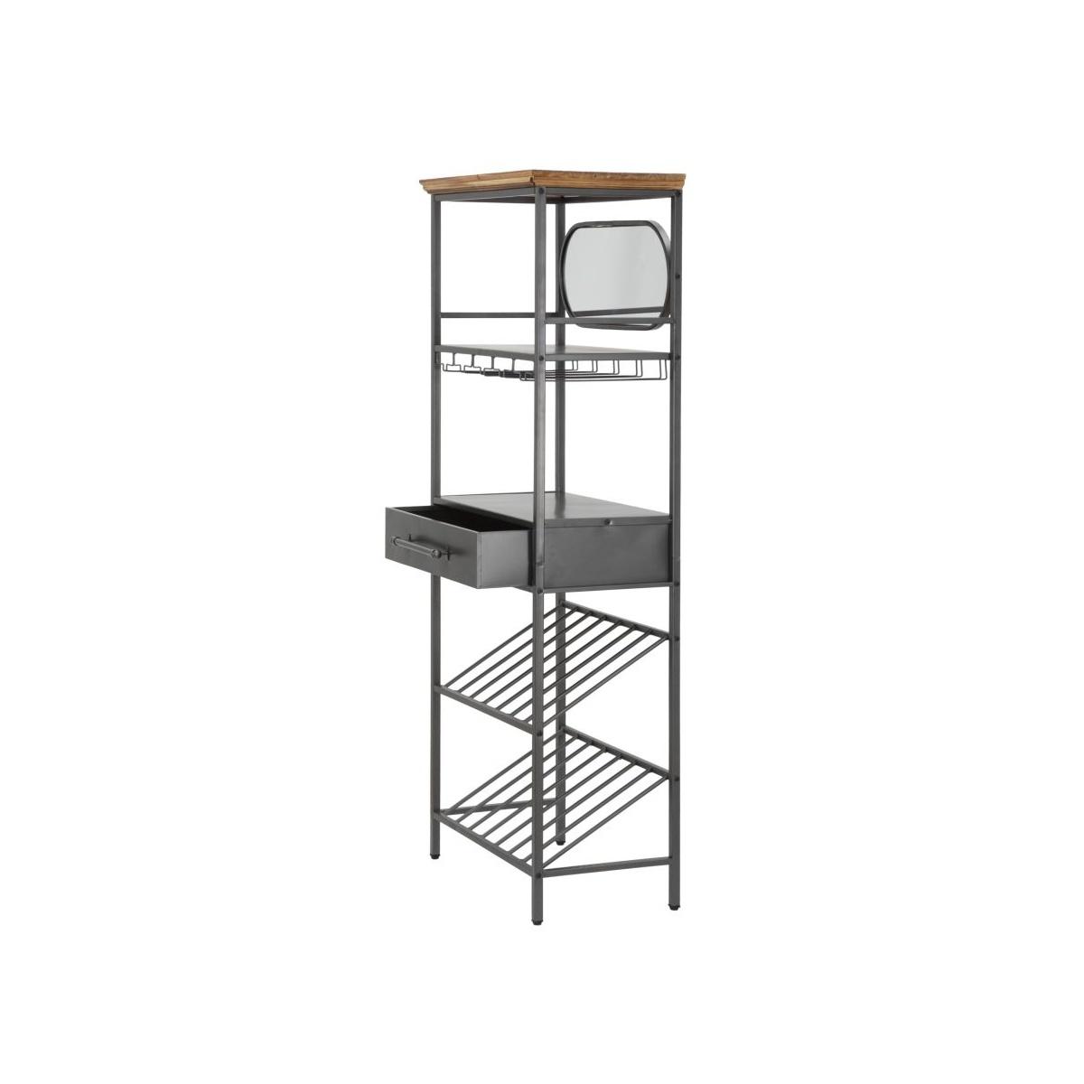 Mobile Porta Bottiglie Industry cm.68x37x165