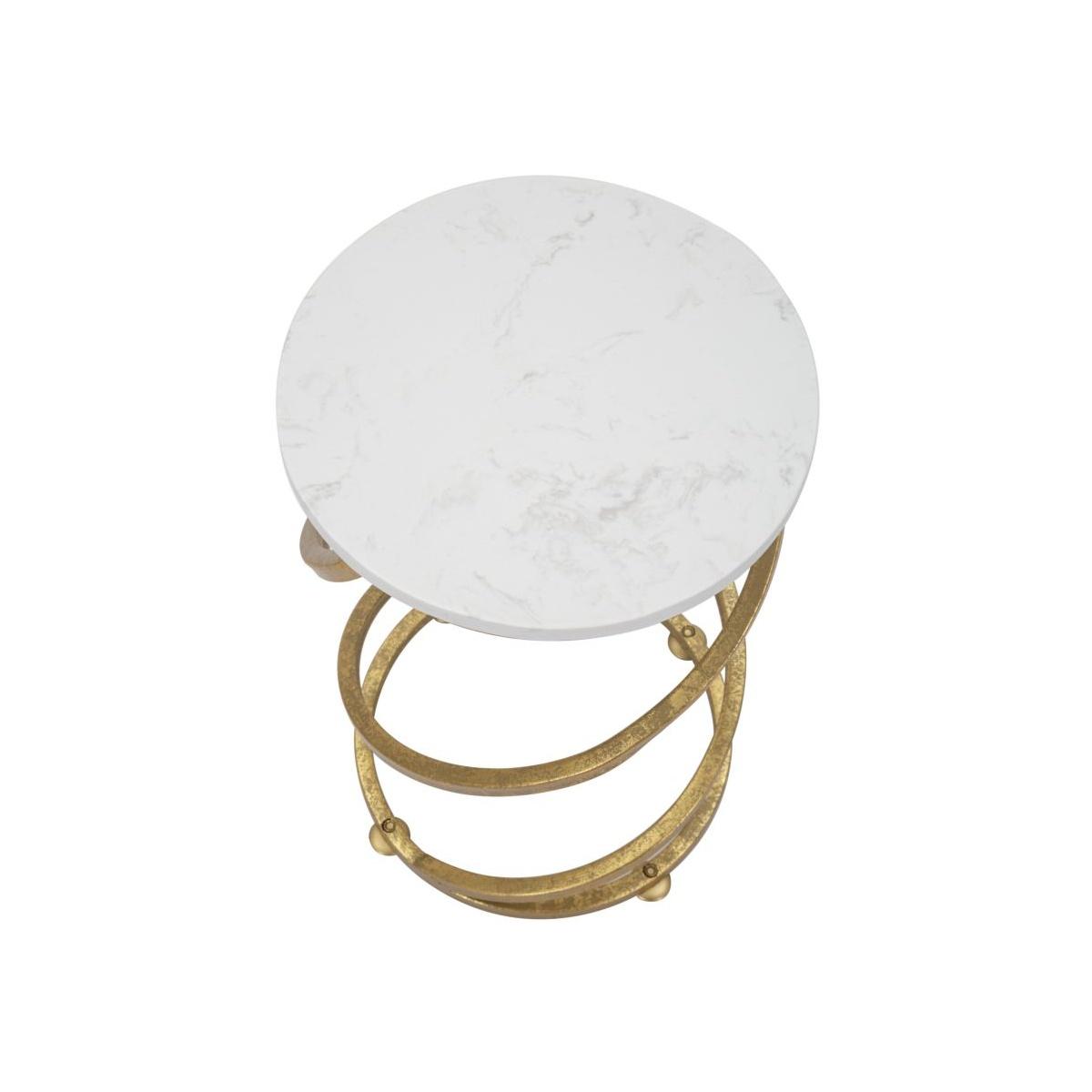 Tavolinetto spiral marble