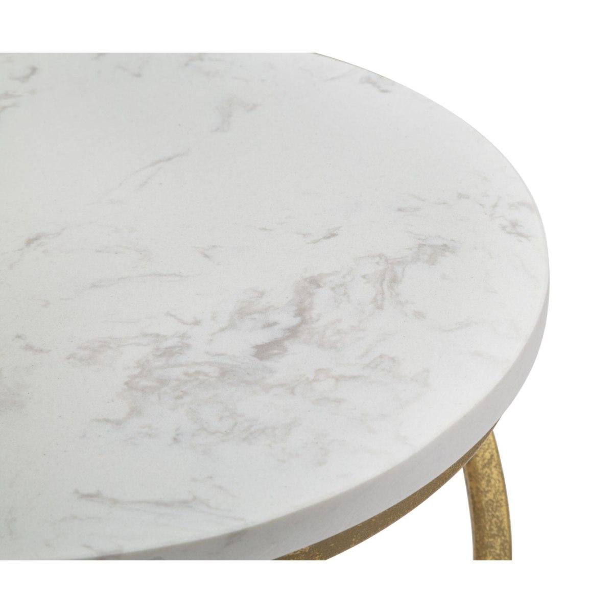 Tavolinetto spiral marble