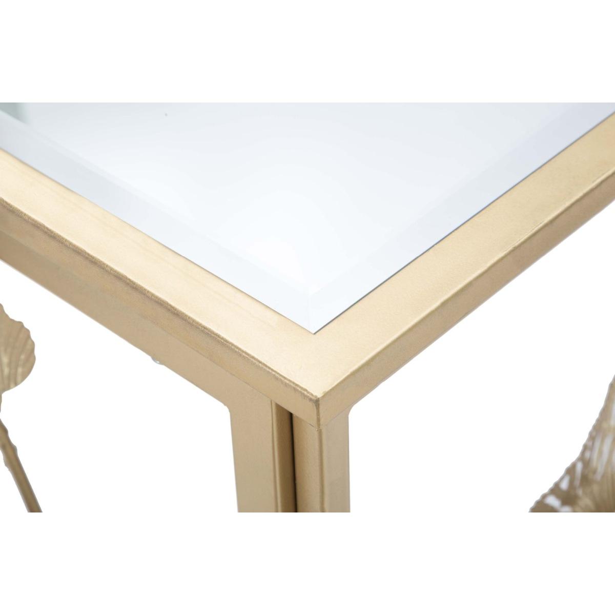 Consolle in ferro leaf 108 x 36,5 x 80 cm
