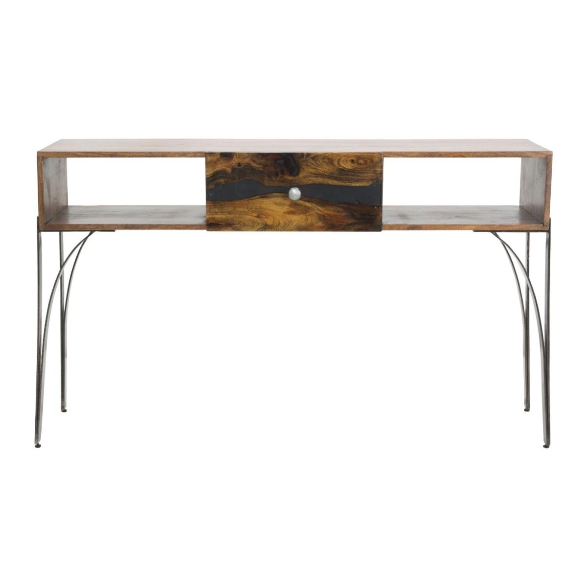 Consolle Mustang cm.130x40x80 Legno Di Acacia Nilotica