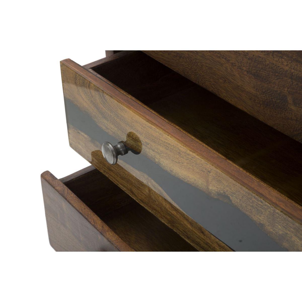 Como' Mustang cm.88x45x75 Legno Di Acacia Nilotica