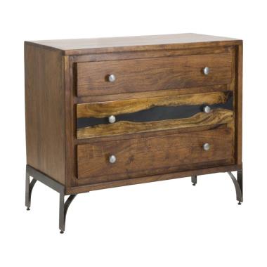 Como' Mustang cm.88x45x75 Legno Di Acacia Nilotica