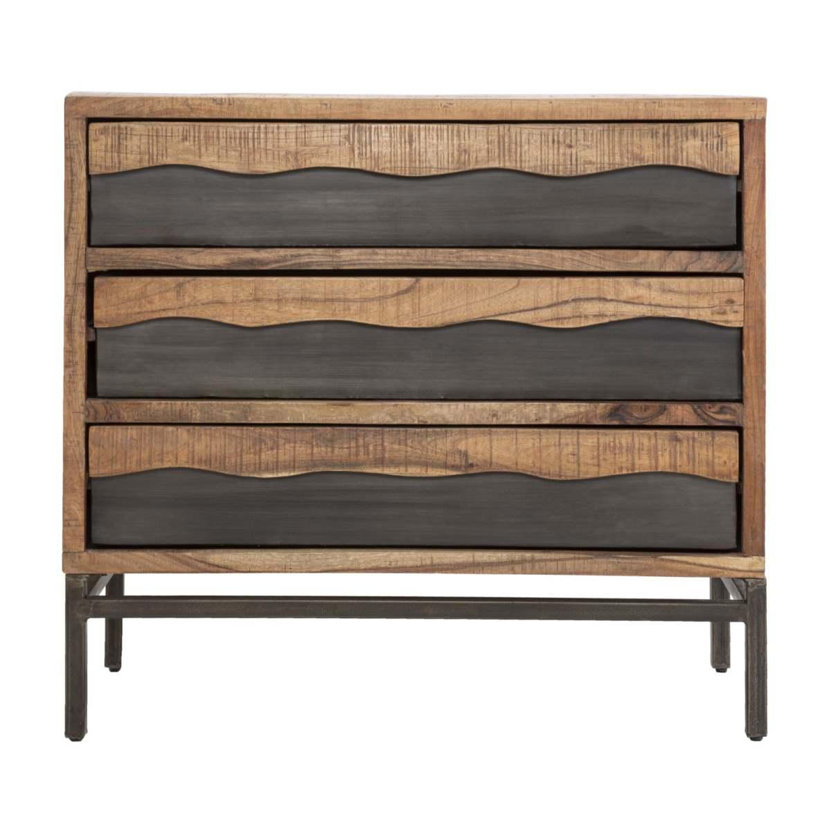 Como' Yellowstone cm.88x45x80 Legno Di Acacia Nilotica