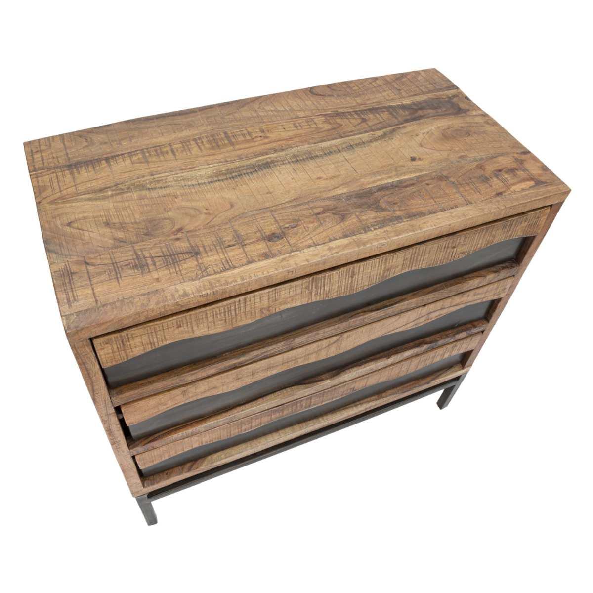 Como' Yellowstone cm.88x45x80 Legno Di Acacia Nilotica