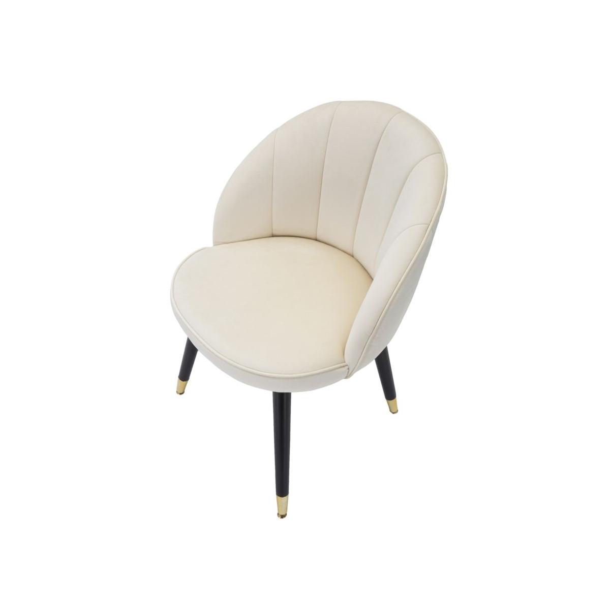 Sedia Loty Crema Cm 57x58x80