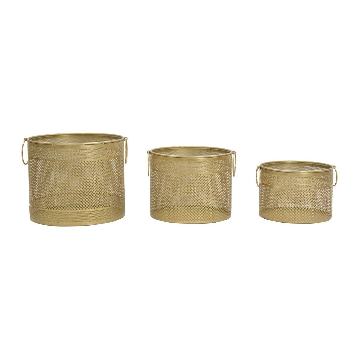 Porta Vasi Cage Tris cm.Ø40x34-35x28-30x22