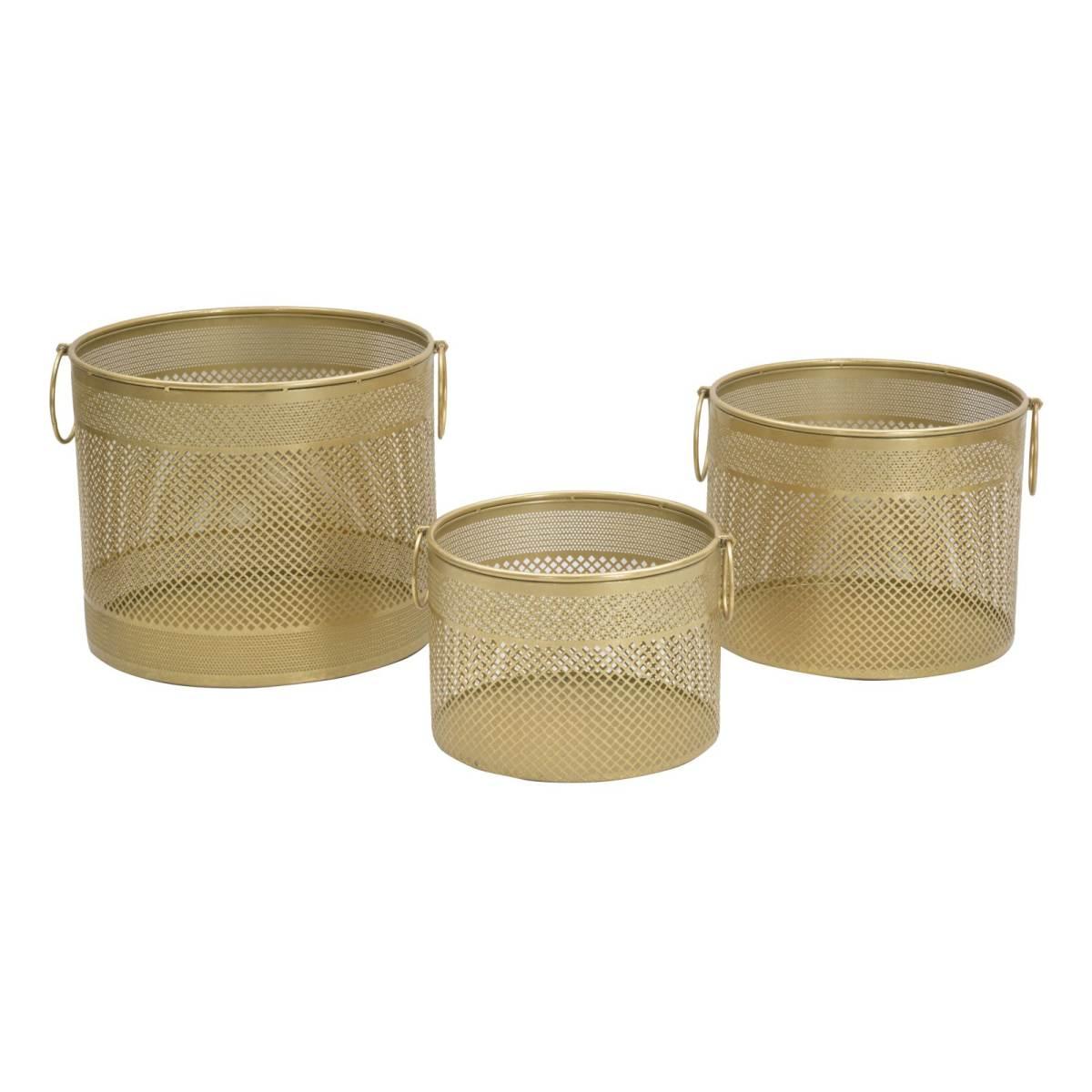 Porta Vasi Cage Tris cm.Ø40x34-35x28-30x22