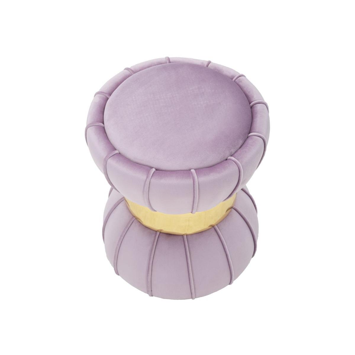 Sgabello Flower Rosa cm.Ø40x44