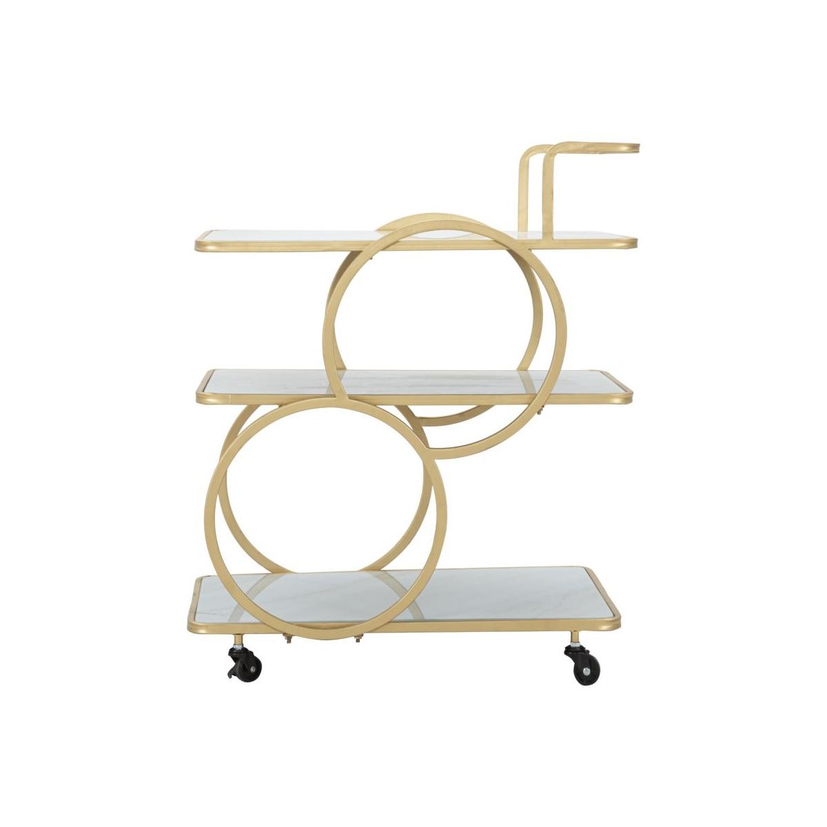 Carrello Marble Glass cm.64x46x79