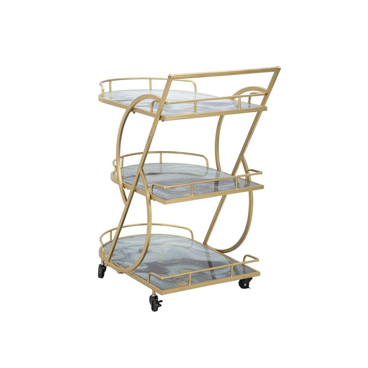 Carrello Marble Glass Mix cm.71x45,5x84,5