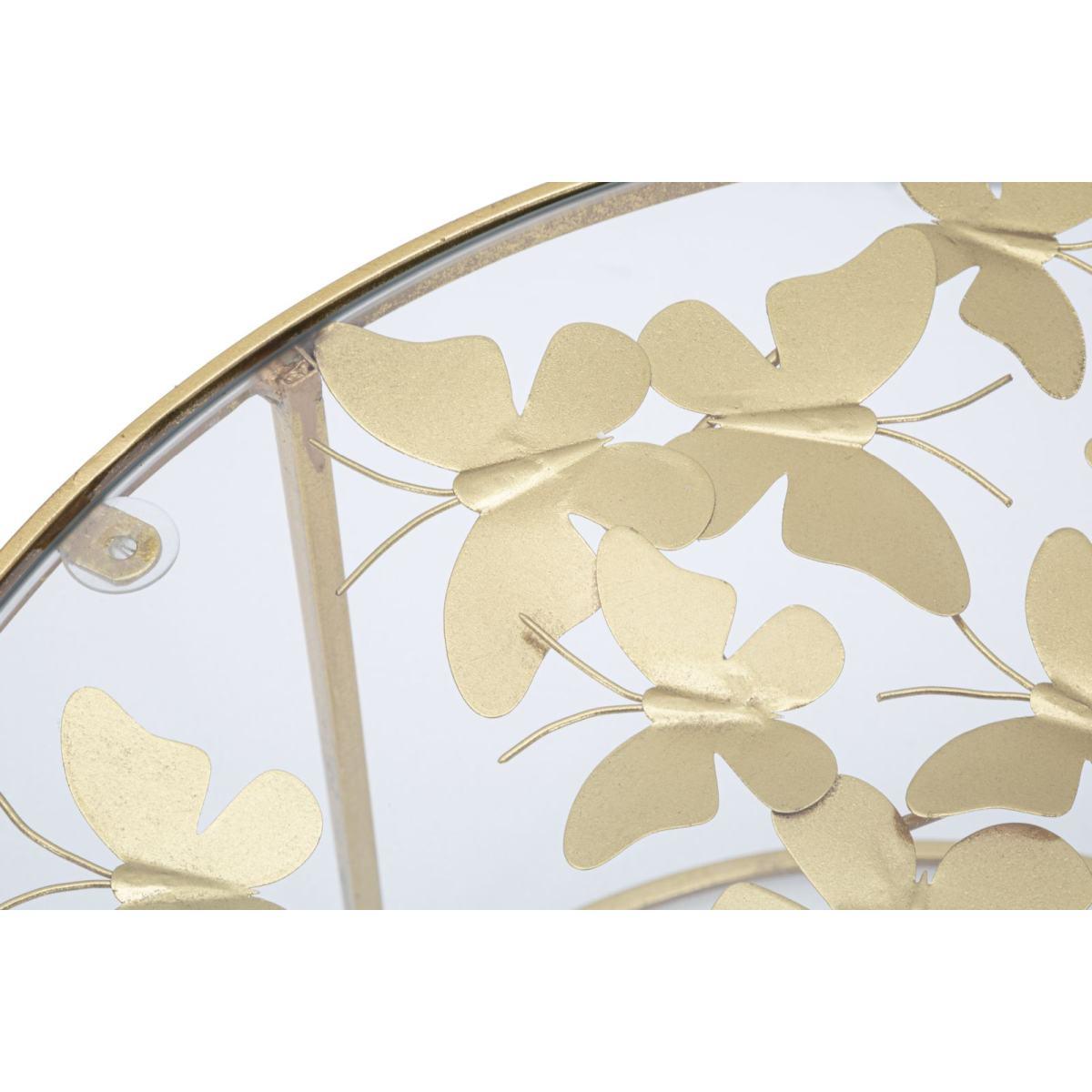 Tavolo Da Caffe' Butterflies cm.Ø60x40,5