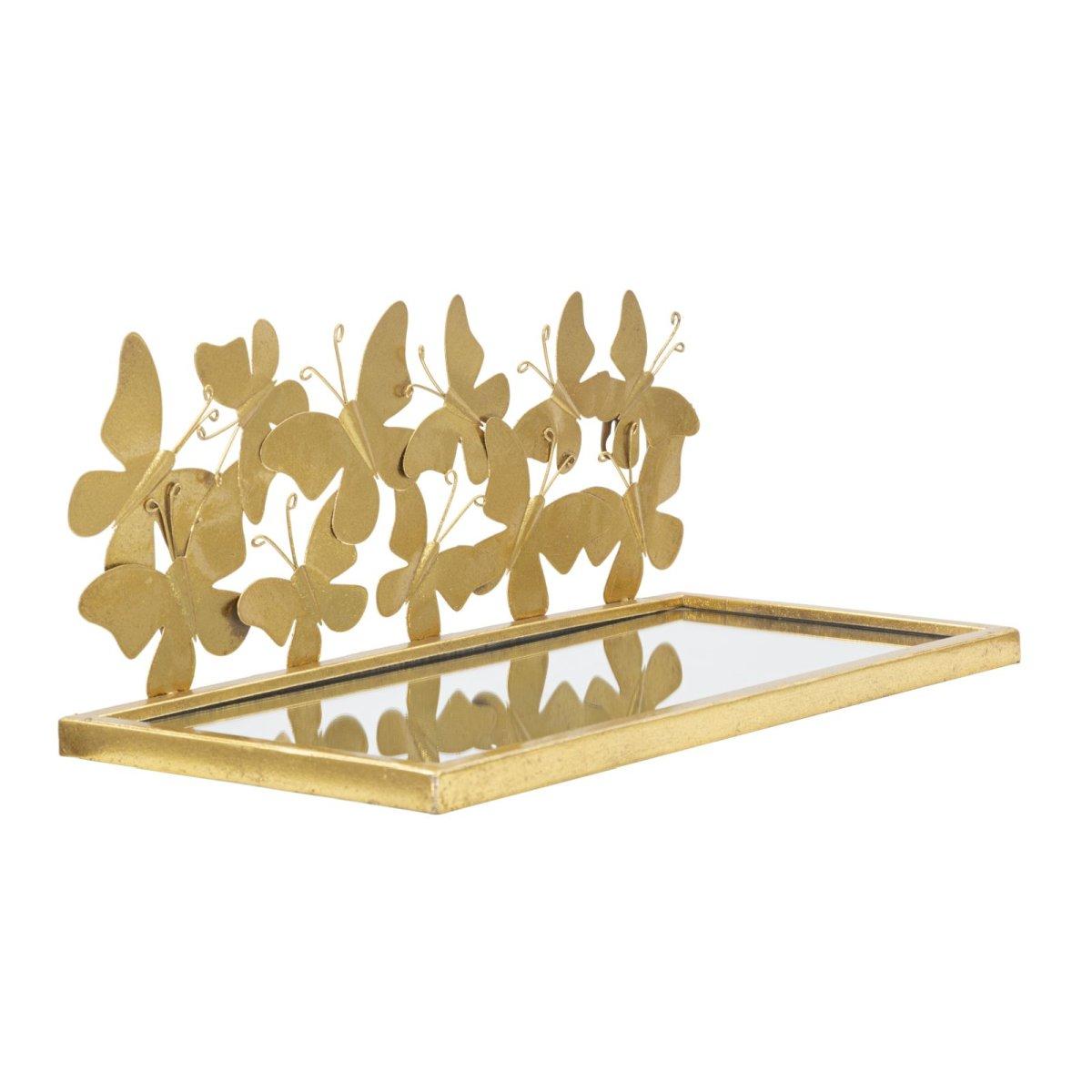Comodino Mensola Butterflies Coppia cm.43x19,2x16,5