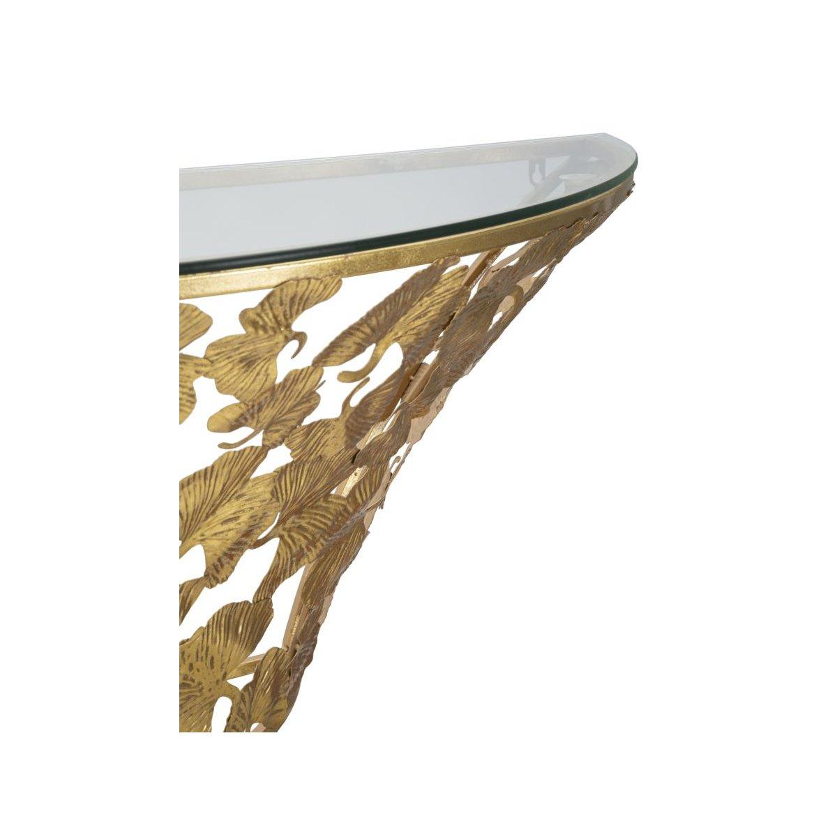 Consolle sospesa foglie 120 x 40,5 x 37,2 cm