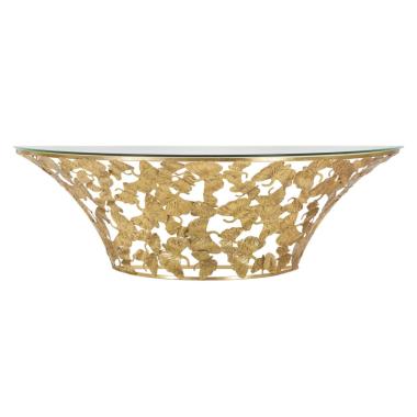Consolle sospesa foglie 120 x 40,5 x 37,2 cm