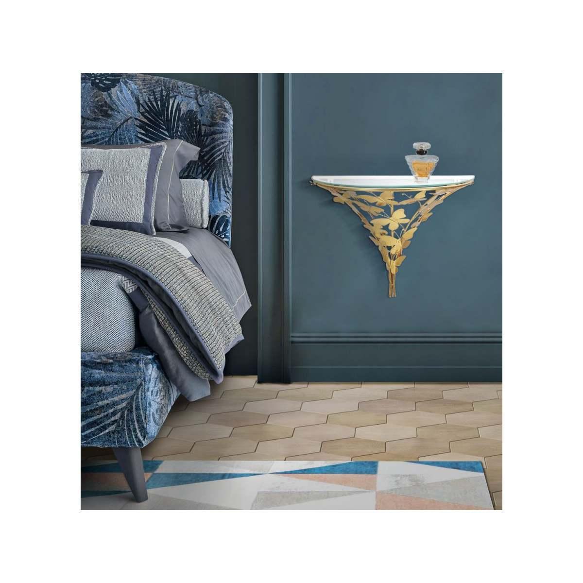 Comodino Da Muro Butterflies cm.44,5x24,5x34,5