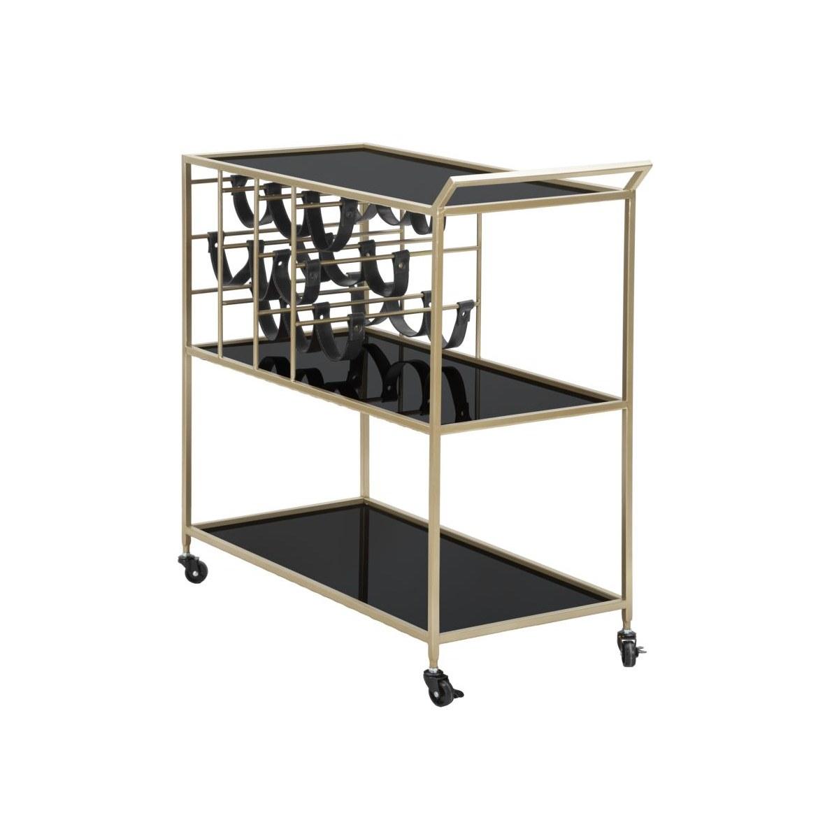 Carrello Black String cm.79x39,5x82