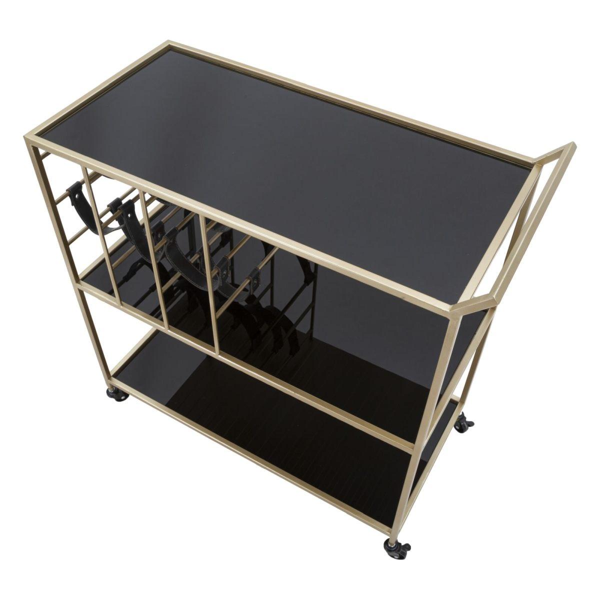 Carrello Black String cm.79x39,5x82