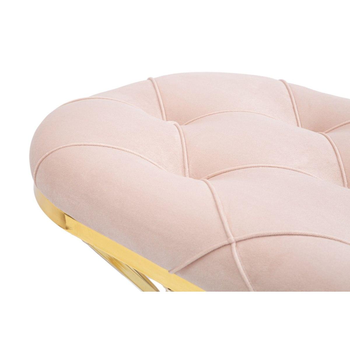 Panca Zig Rosa cm.91x38x52