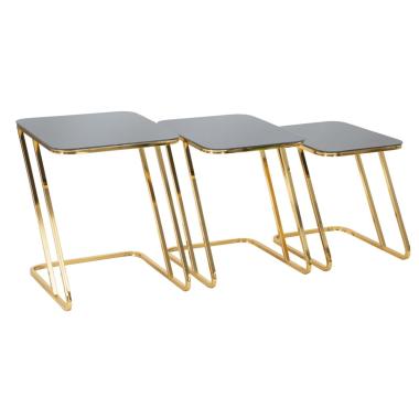 Tavolinetti Simple Set 3Pz cm.44x50,5x55,5-39x49x51-34x47x45
