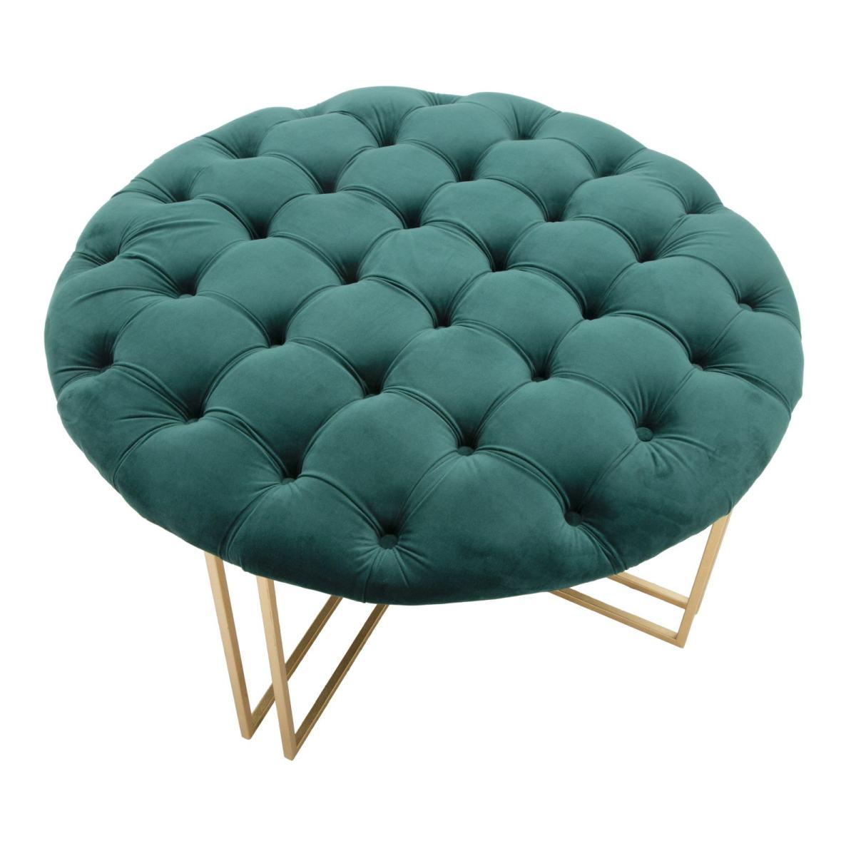 Pouf x Verde cm.Ø90x49