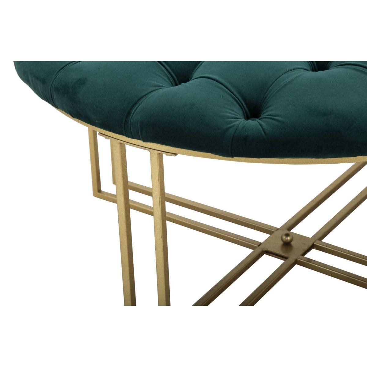 Pouf x Verde cm.Ø90x49