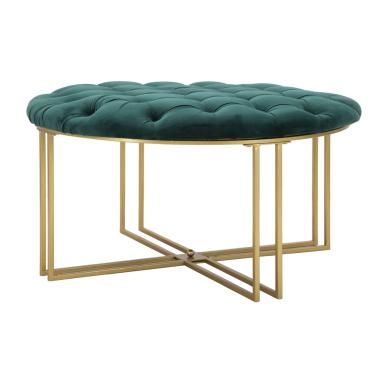 Pouf x Verde cm.Ø90x49