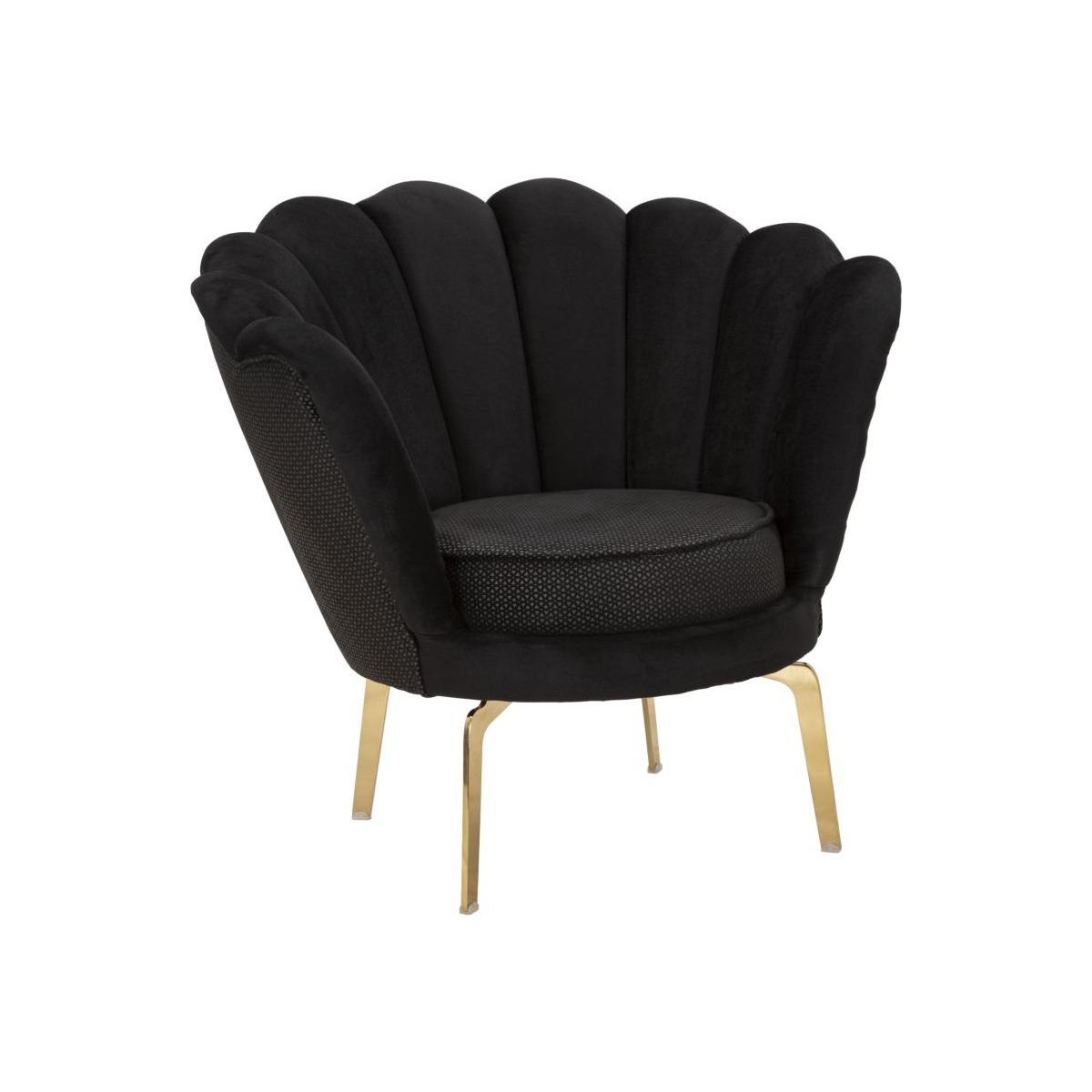 Poltrona Vienna Plus Nera cm.83x76x78