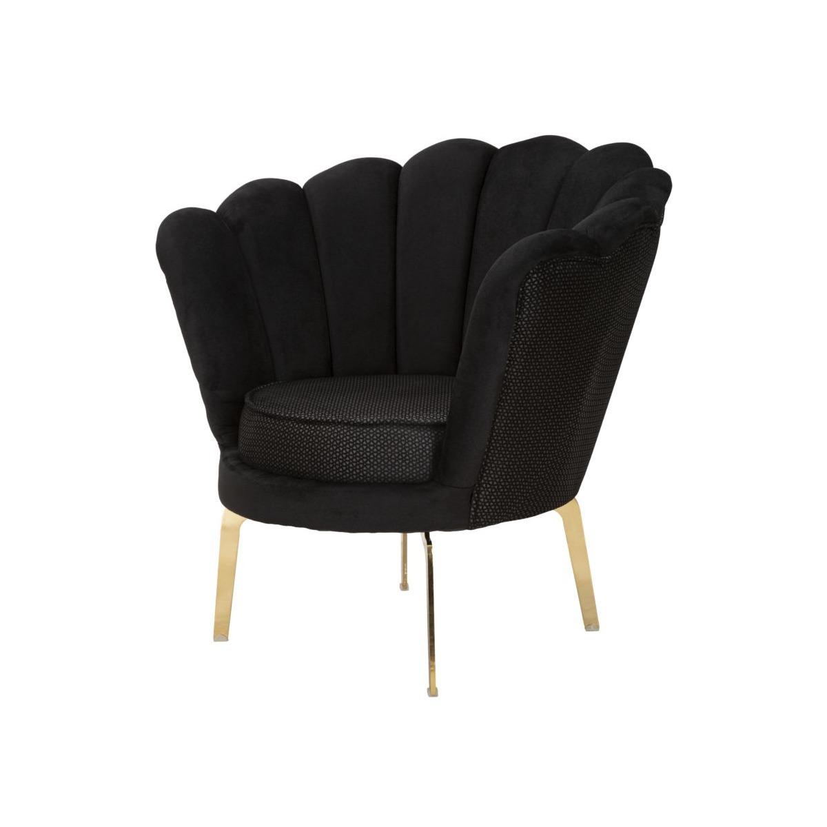 Poltrona Vienna Plus Nera cm.83x76x78