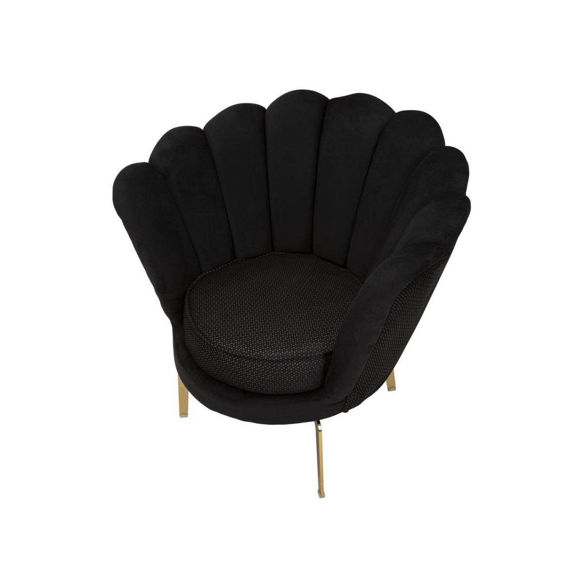 Poltrona Vienna Plus Nera cm.83x76x78