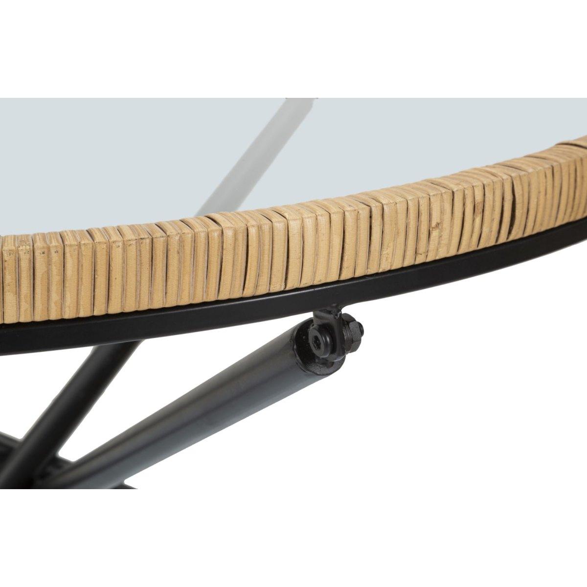 Tavolo Da Caffe' Saint Barth Rotondo cm.Ø80x46,5