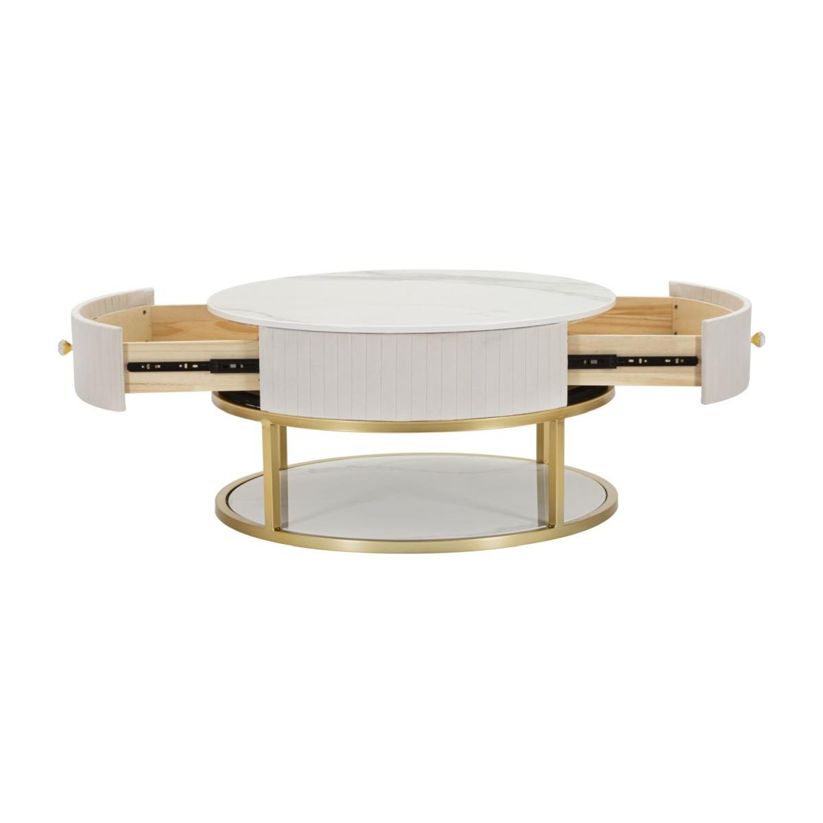 Tavolo Da Caffe' Montpellier Crema cm.Ø75x36