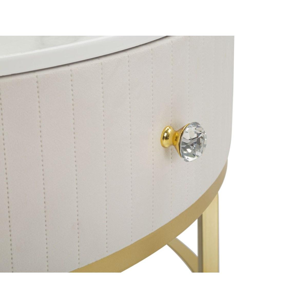 Tavolo Da Caffe' Montpellier Crema cm.Ø75x36