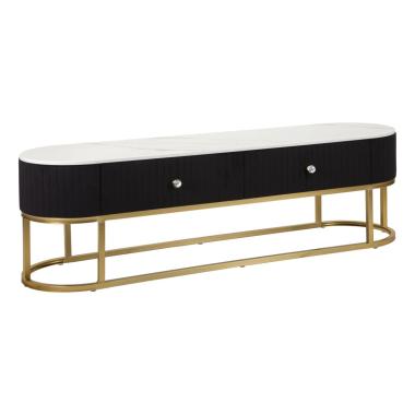 Porta Tv Montpellier Nero cm.150x42x45