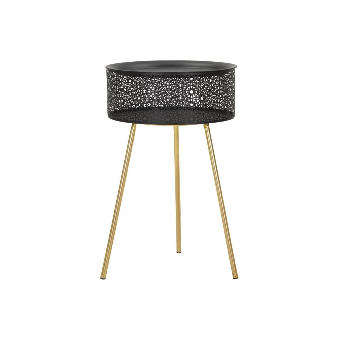 Tavolinetto Blacky cm.Ø40x65
