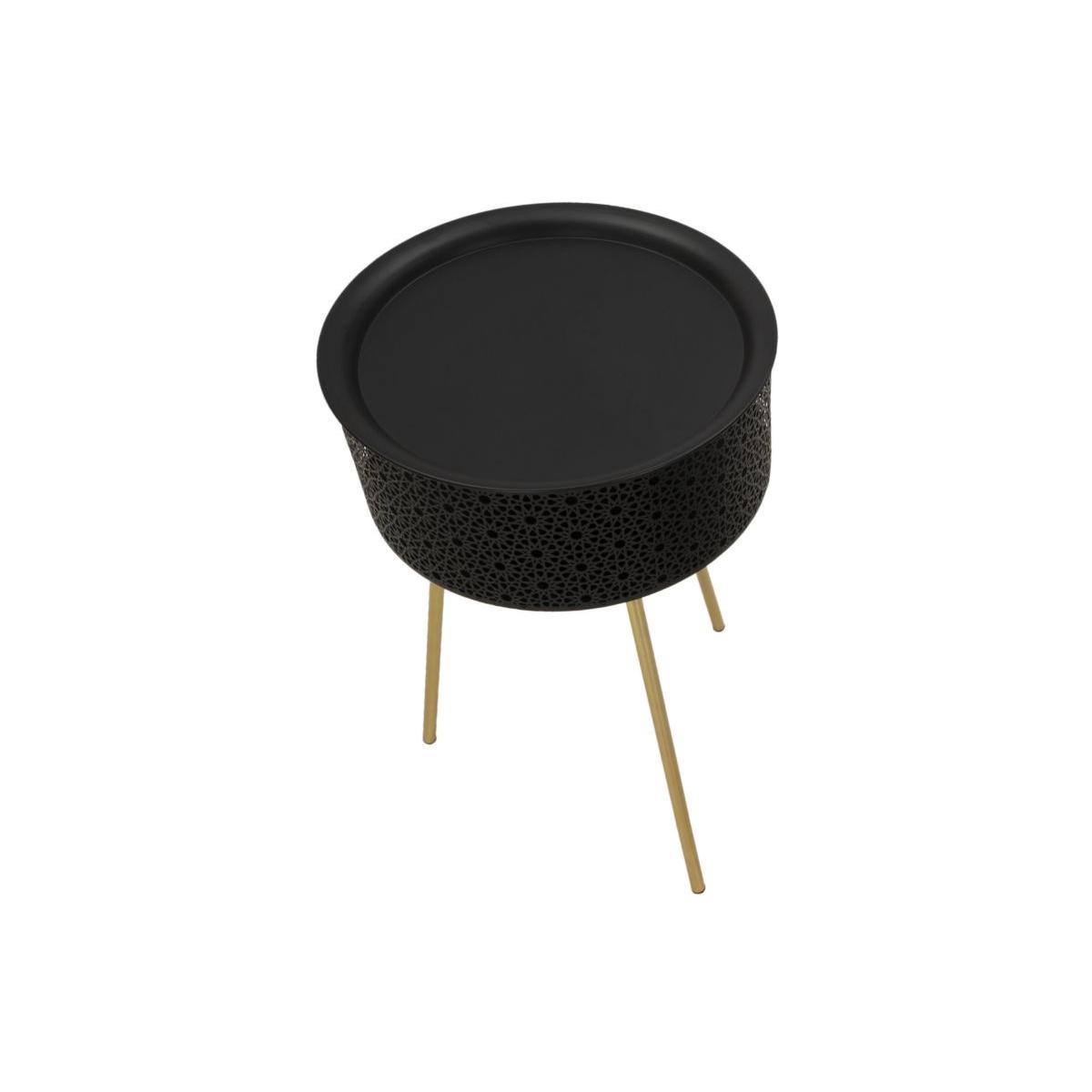 Tavolinetto Blacky cm.Ø40x65
