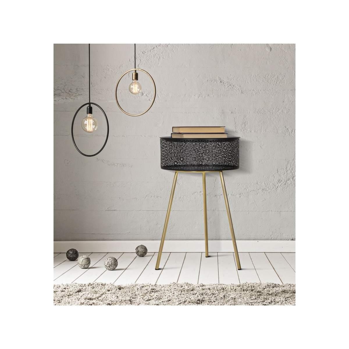 Tavolinetto Blacky cm.Ø40x65