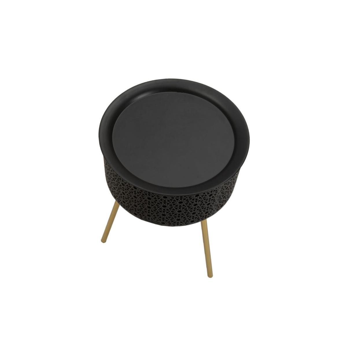 Tavolinetto Blacky cm.Ø35x50