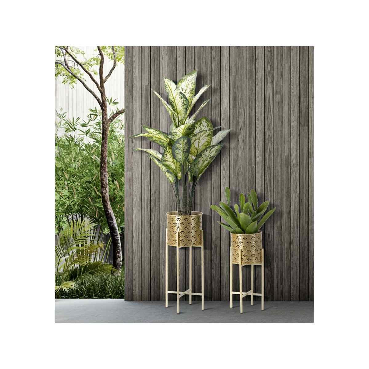 Porta Vasi Golvy Stand Coppia Mod.B cm.Ø22x53-20x43